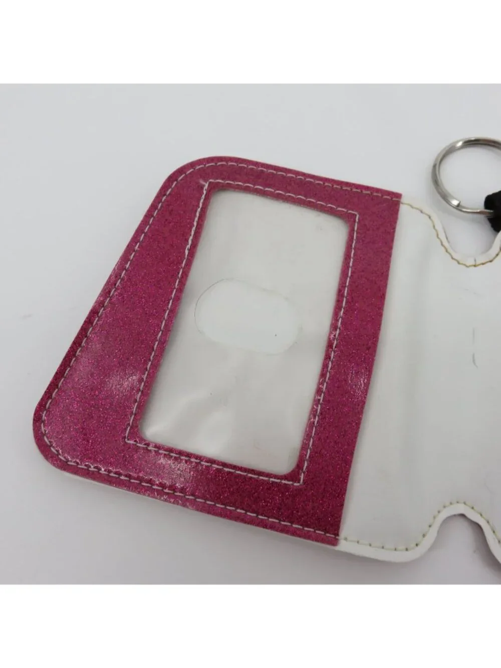 Y2K Paul Frank Pink Glitter Cupcake Sweet Treat Bifold Wallet Key Ring Cute VTG